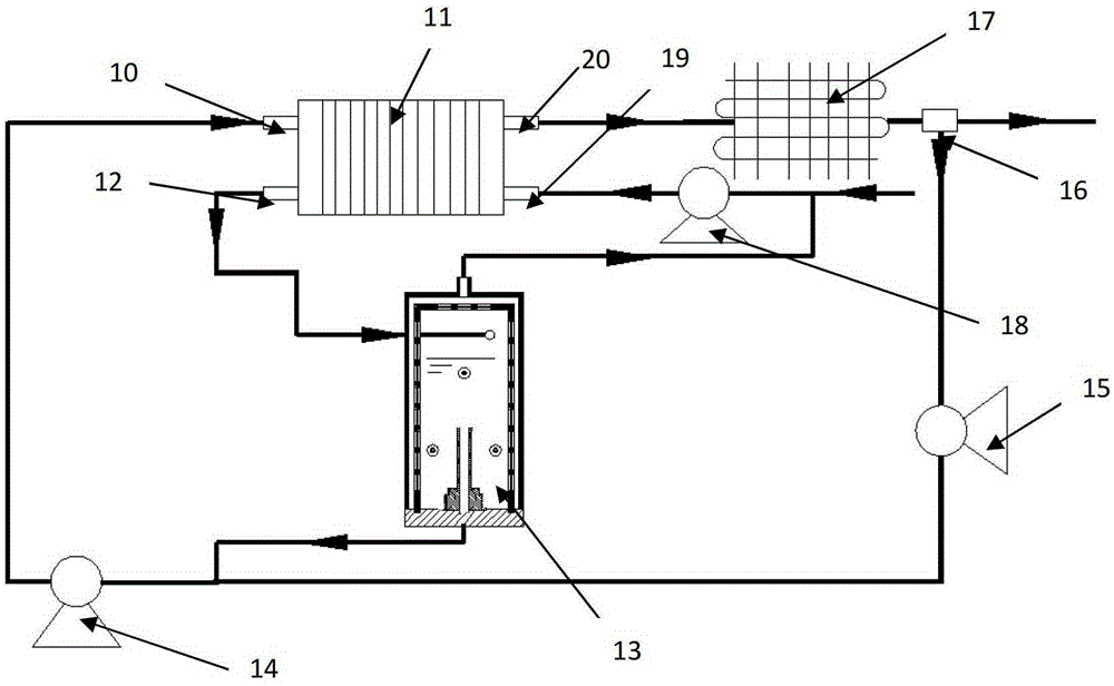 A gas-liquid separator and its application