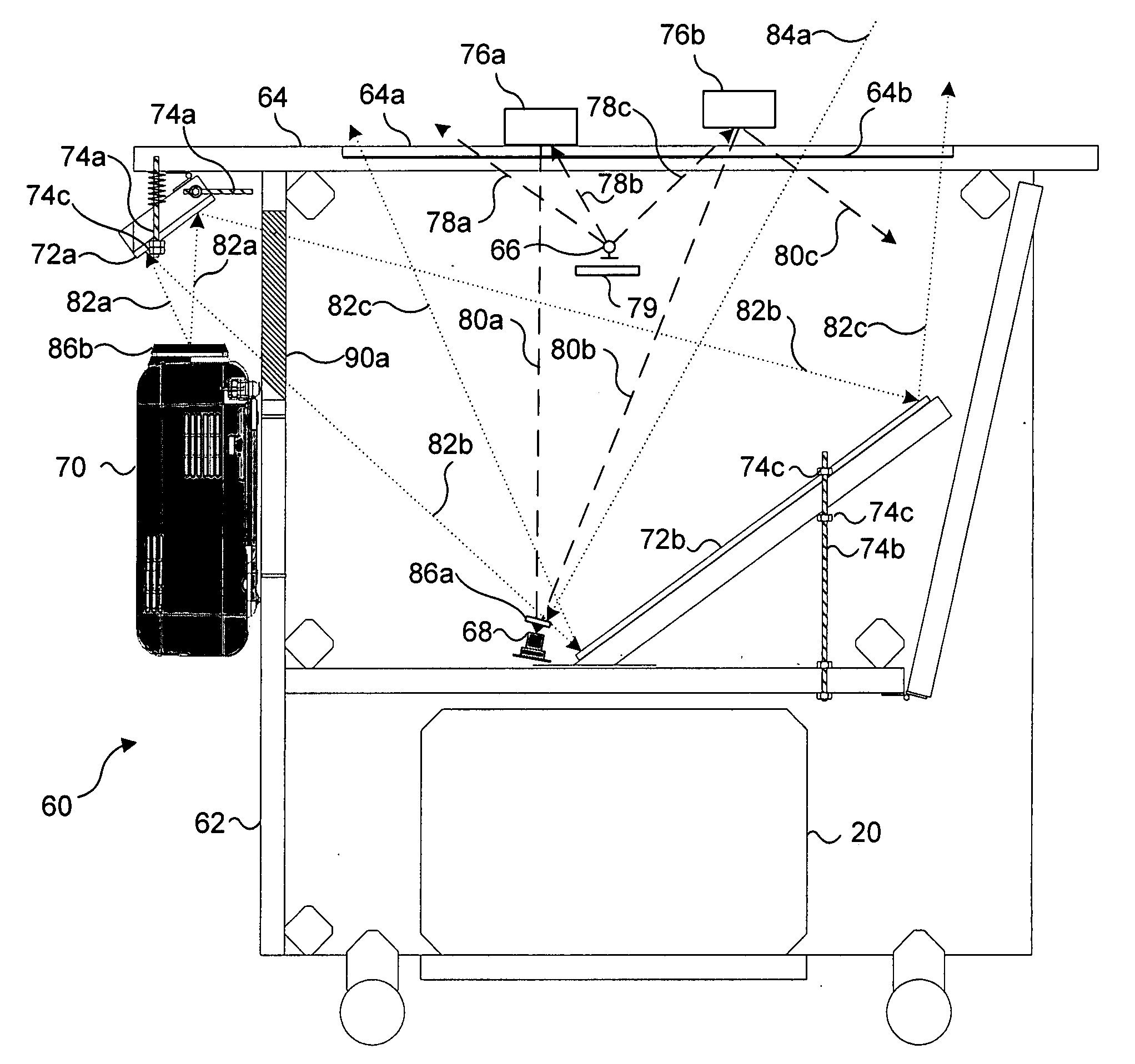 Method and system for hiding visible infrared markings