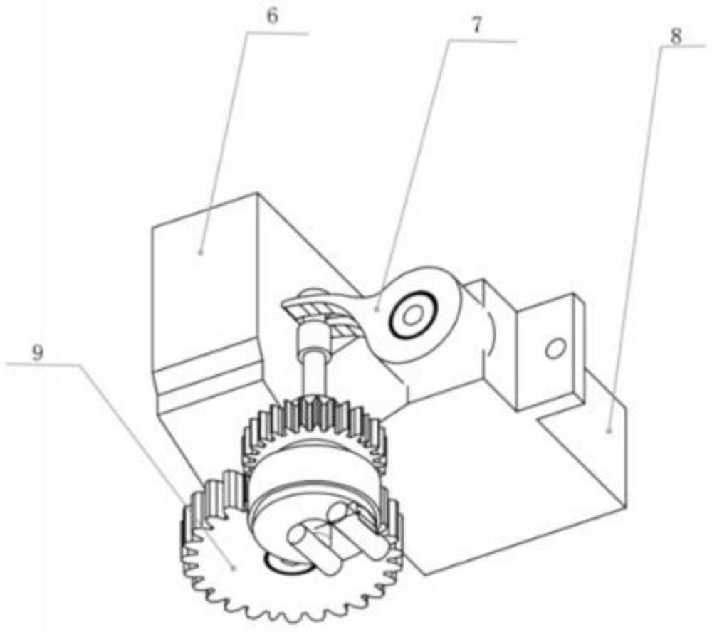 Bionic quadruped robot with single-axis two-degree-of-freedom structure