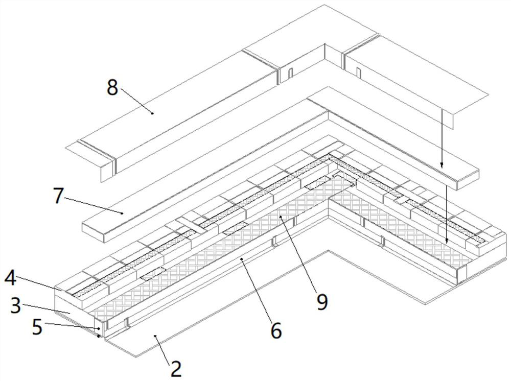 Installation process of liquid cargo tank broadside temporary insulation module