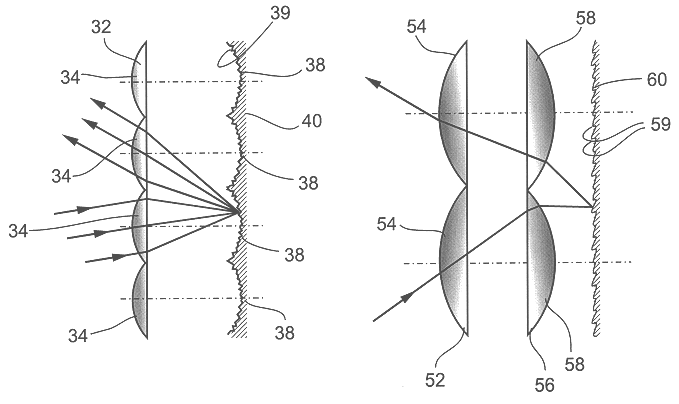 Directed reflectors and systems utilizing same