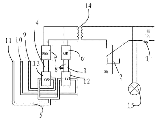 Self-controlled heating welding electric circuit device