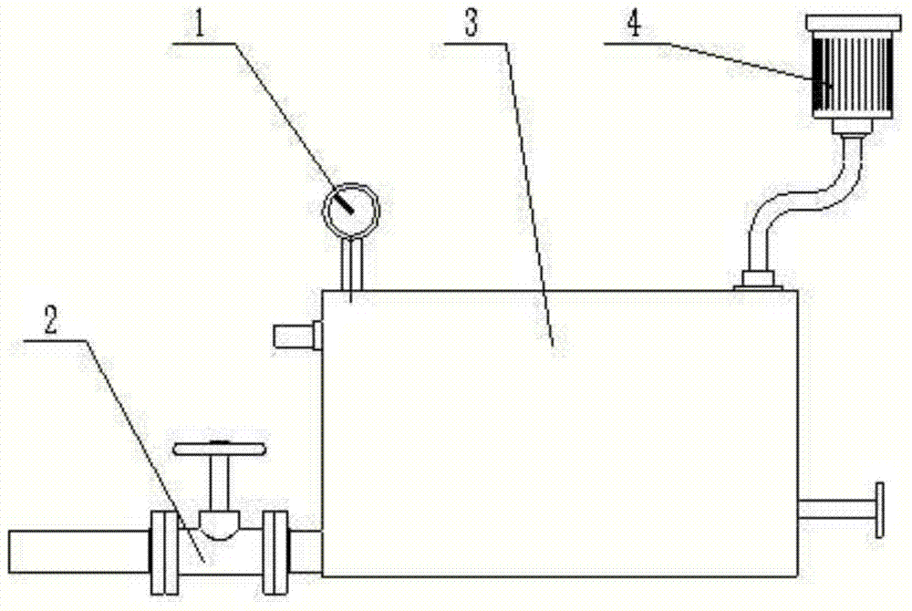 Small-sized cavitation test device based on pressure control