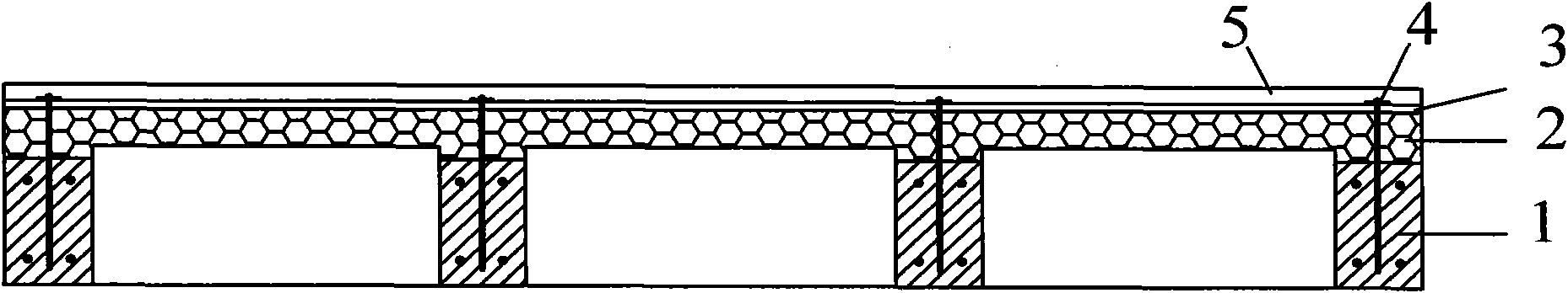 Multi-ribbed composite wallboard outer insulation integrated technology and construction process thereof