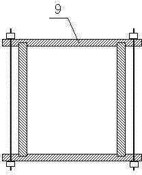 Device for preparation of dual-porosity transparent gas bearing rock mass and preparation method