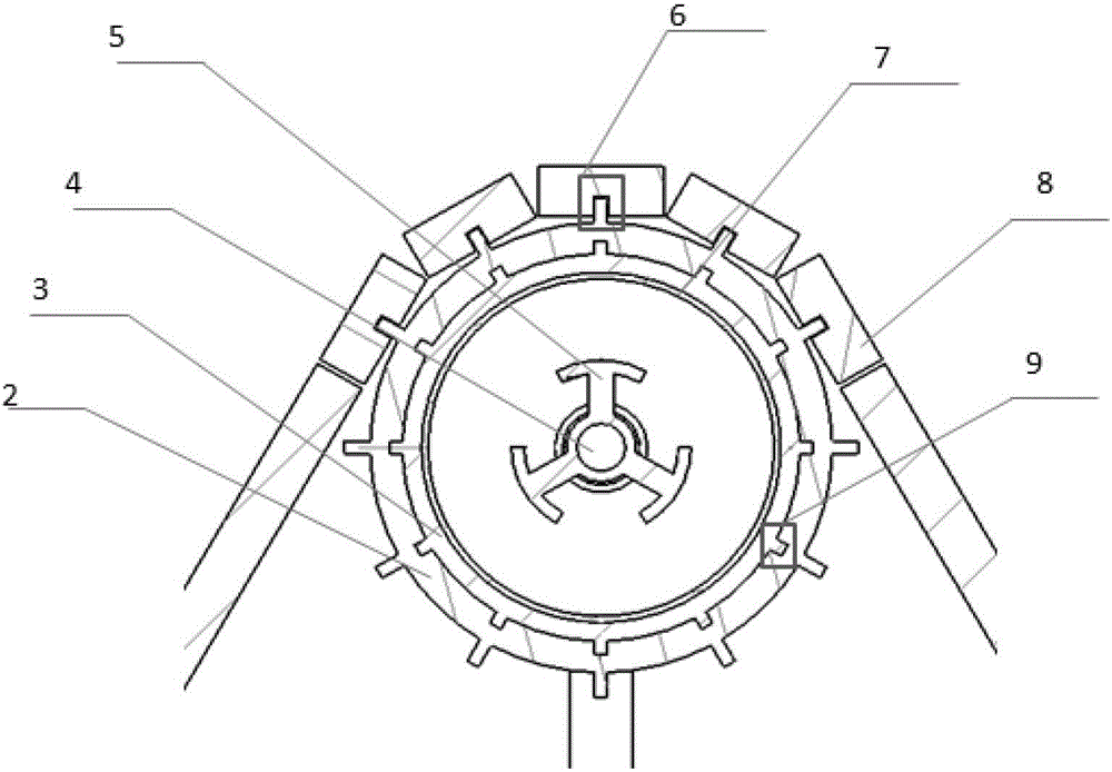 Turnable unmanned moon vehicle driven by hub motors and control method thereof