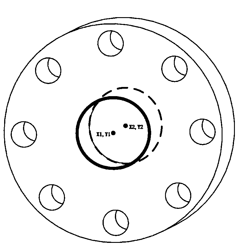 Centering method for stepped shaft and hole assembling process