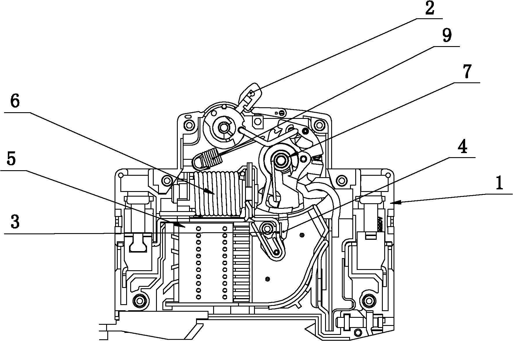 Bipolar circuit breaker