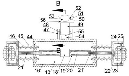 High-temperature paint spraying device for interior of flue