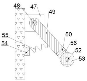 High-temperature paint spraying device for interior of flue