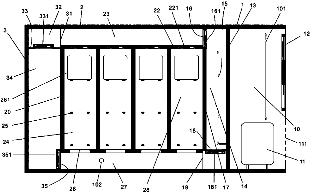 Method and equipment for keeping freshness of fresh food in selling