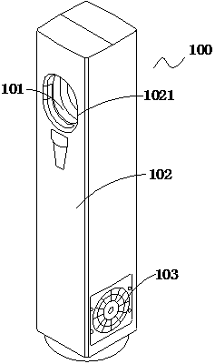 Air conditioner air supply device and air conditioner indoor unit