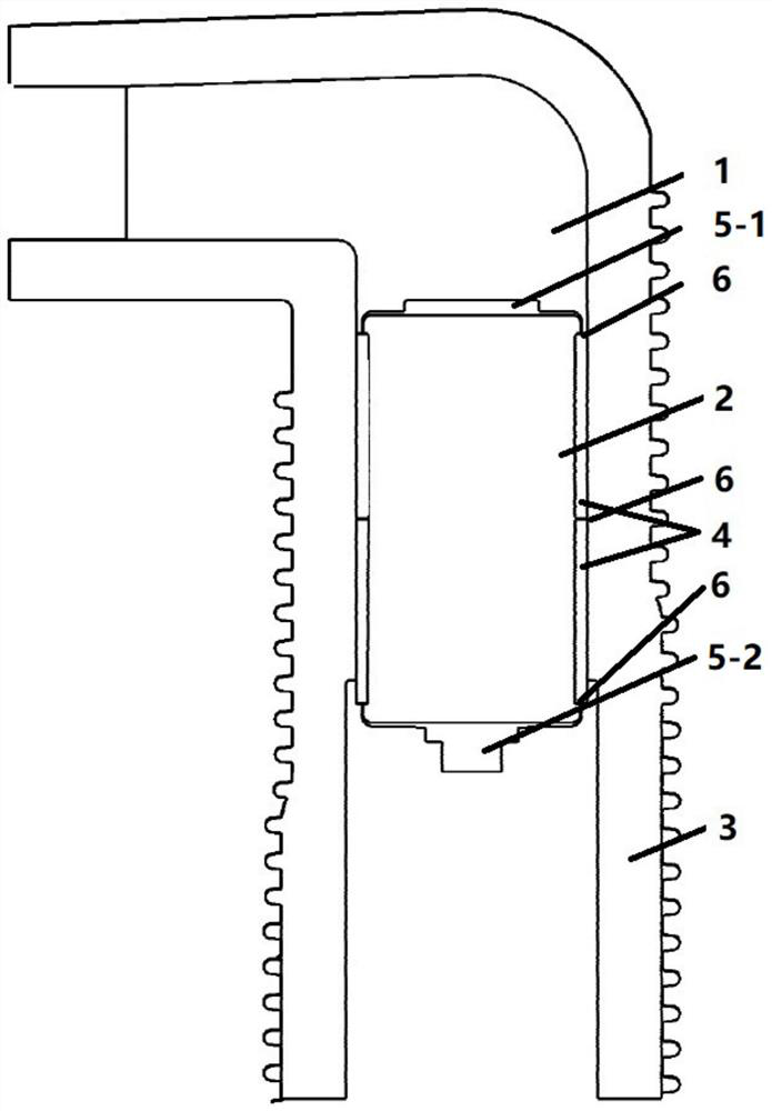 Thermoplastic material solid-sealed polar pole with voltage class of 35kV and above and preparation method thereof