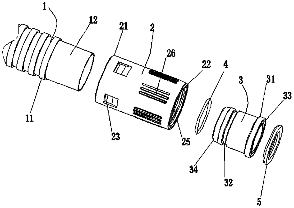 Fittings for corrugated hoses