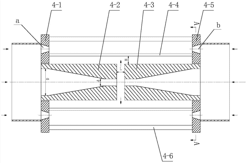 A hydroacoustic cavitation loop reactor