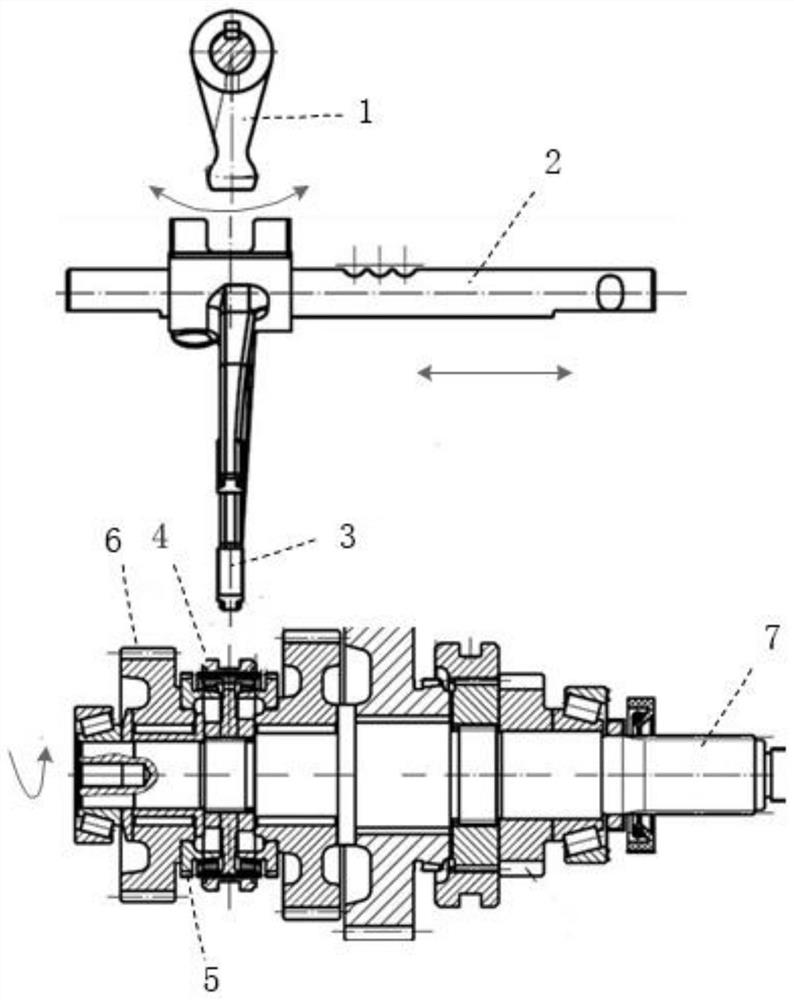 Wear early-warning control method for automatic gearbox gear shifting system