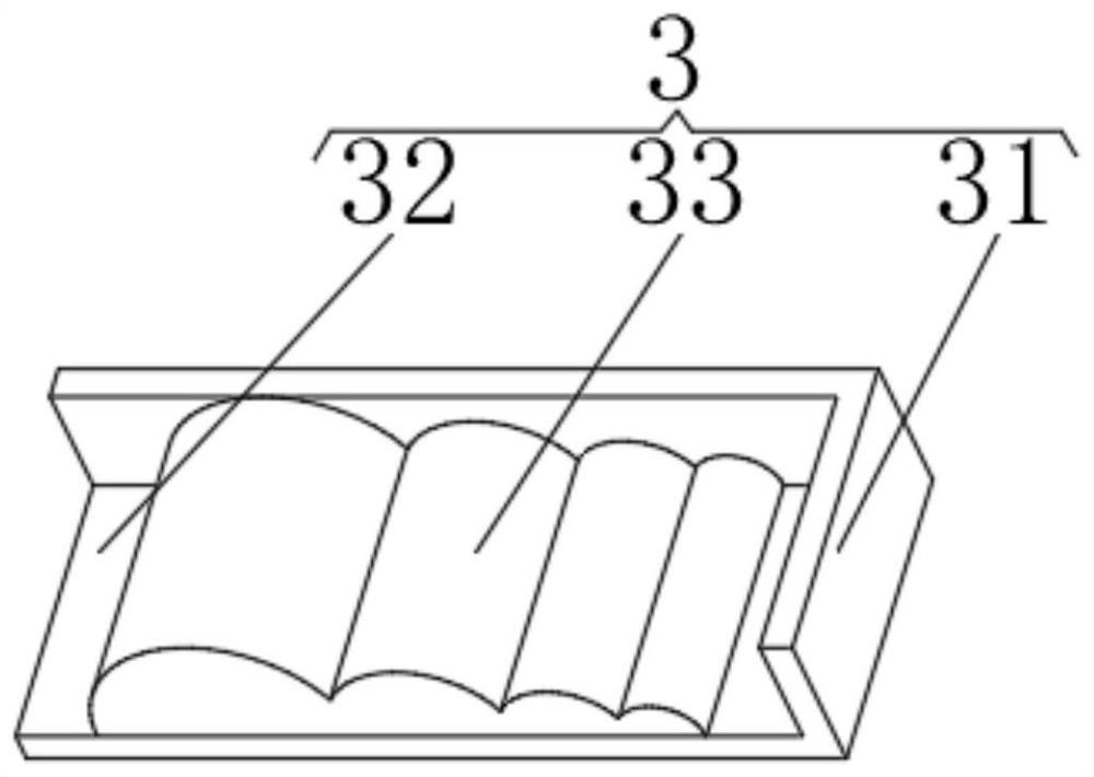 Mountain torrent vibration triggering diversion guide column