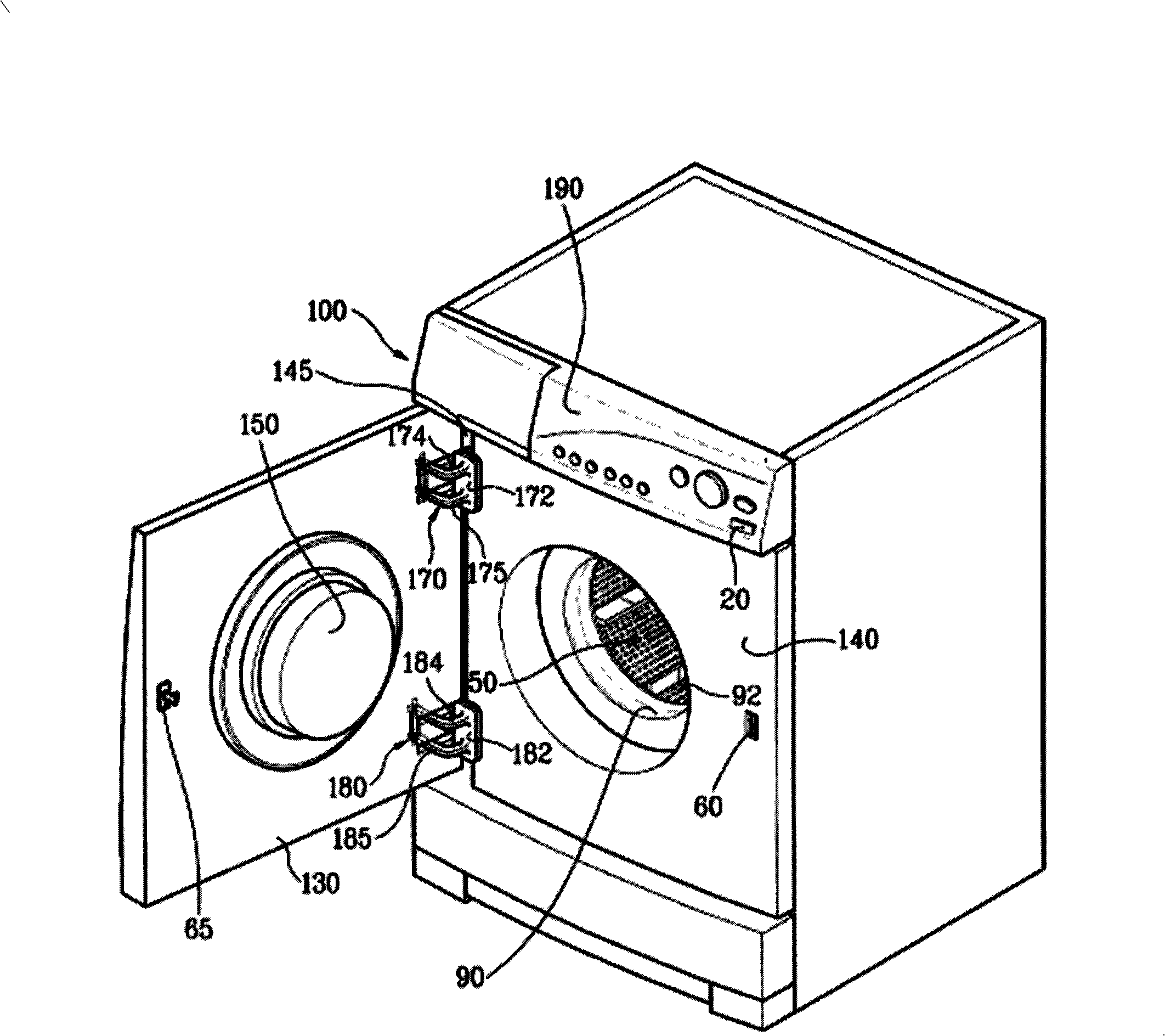 Door of drum washing machine