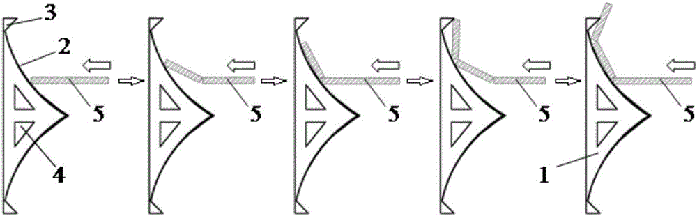 Offshore large-diameter pile foundation with ice-resistant structure