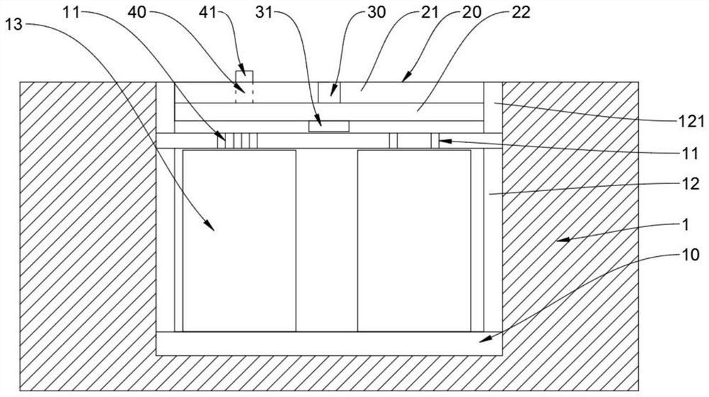 Floor socket assembly