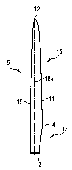 Wind turbine and method for measuring the pitch angle of a wind turbine rotor blade