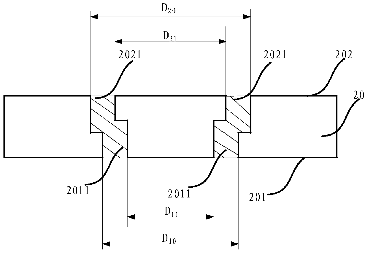 A method for assembling embedded components, an electronic equipment housing, and electronic equipment