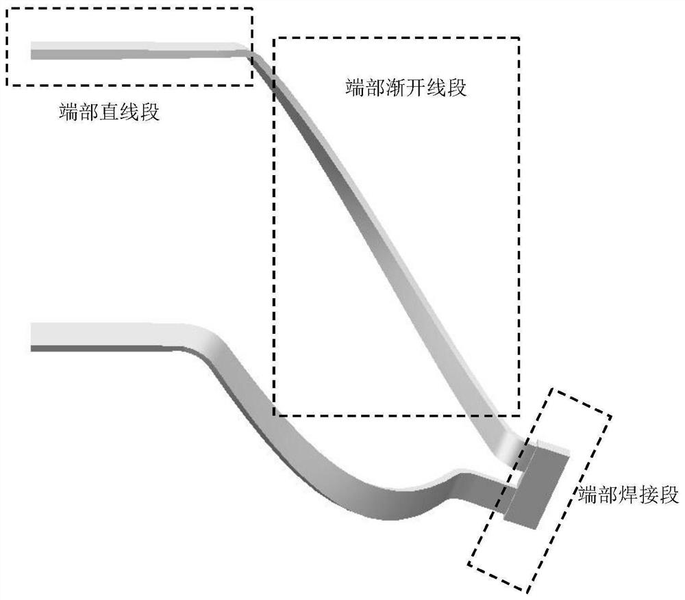 Method and system for acquiring electromagnetic force waveform of motor end winding