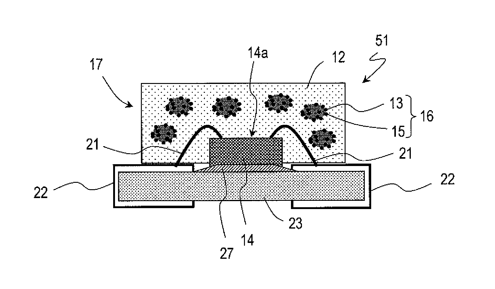 LED encapsulation resin body, LED device, and method for manufacturing LED device