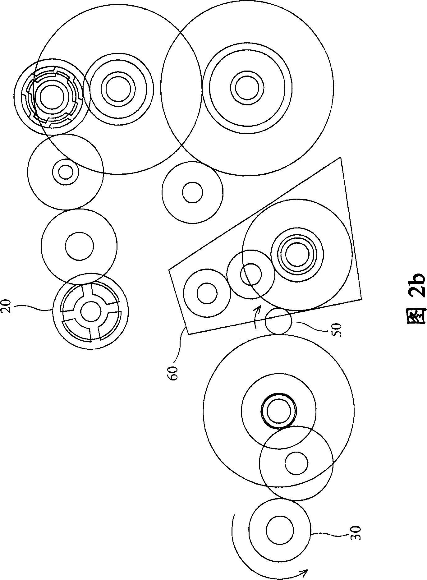 Paper-pulling mechanism of paper-out rolling wheel and printer using the same