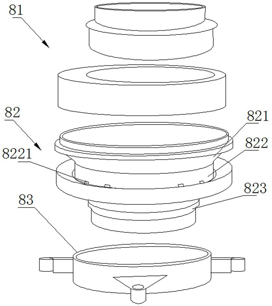 Toilet structure composed of riser embedded parts and its construction method