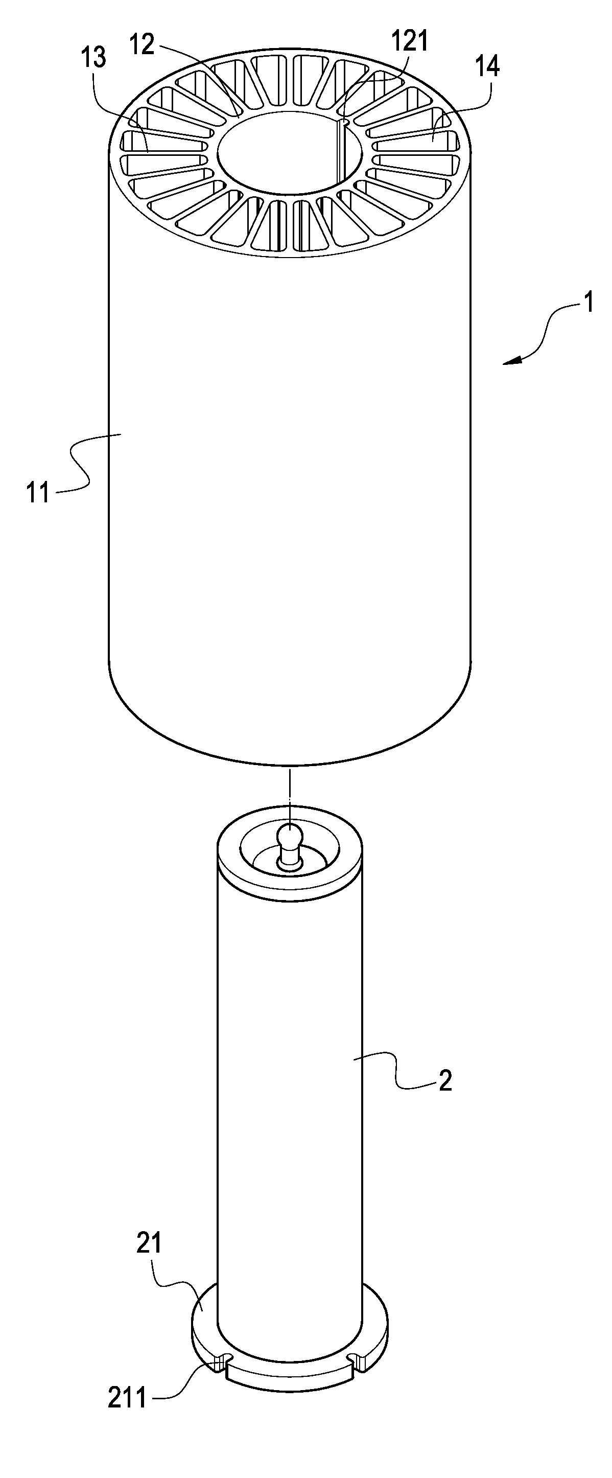 Heat-Dissipating Structure For Lamp