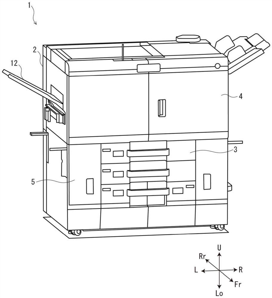 Waste ink conveying device and image forming device