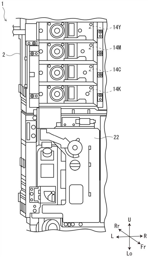 Waste ink conveying device and image forming device