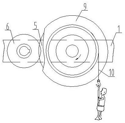 Centrifugal high-rise escape device and working method thereof