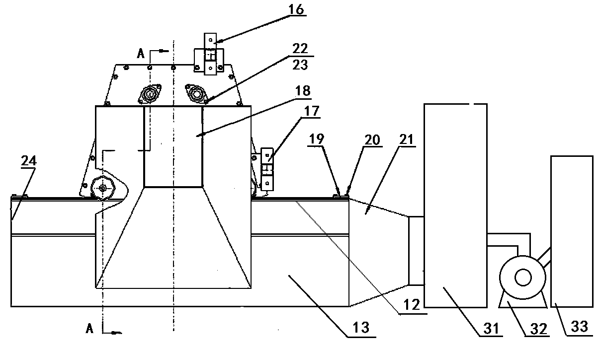 Movable smoke dust collecting and treatment device