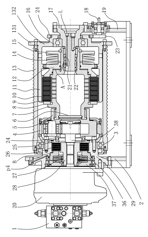 Hydraulic winch