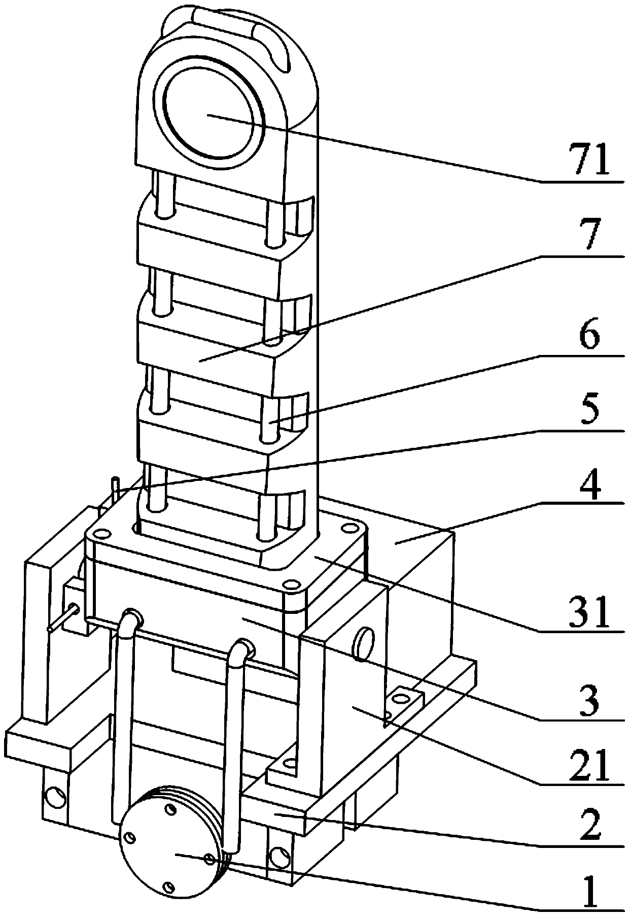 Multifunctional soft finger realizing stiffness changing through line driving