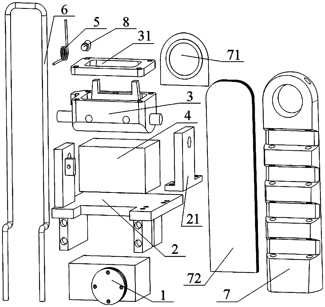 Multifunctional soft finger realizing stiffness changing through line driving