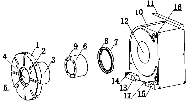 Powder processing convex block setting machine disk