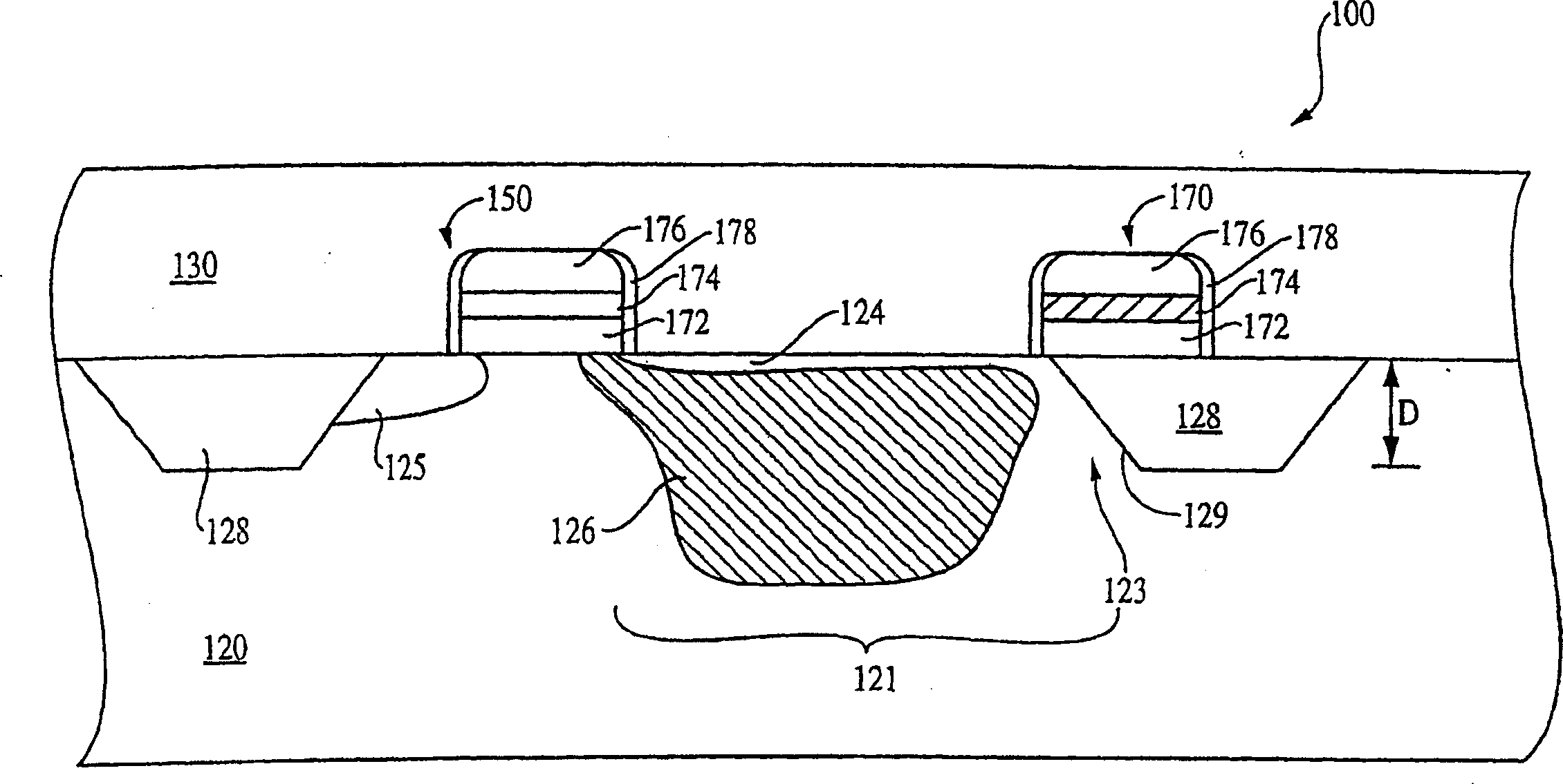 Grounded gate and isolation techniques for reducing dark current in CMOS image sensors