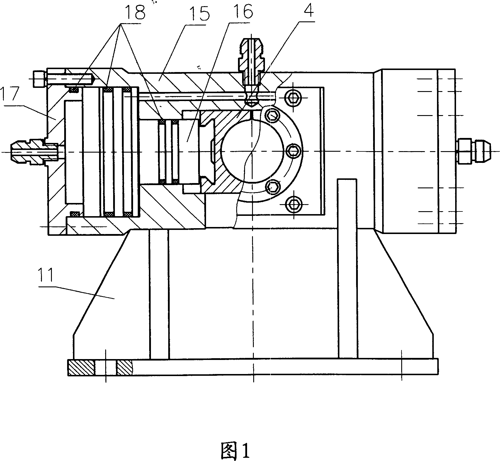 Hydraulic gripper for gas extraction, drainage and discharge driller