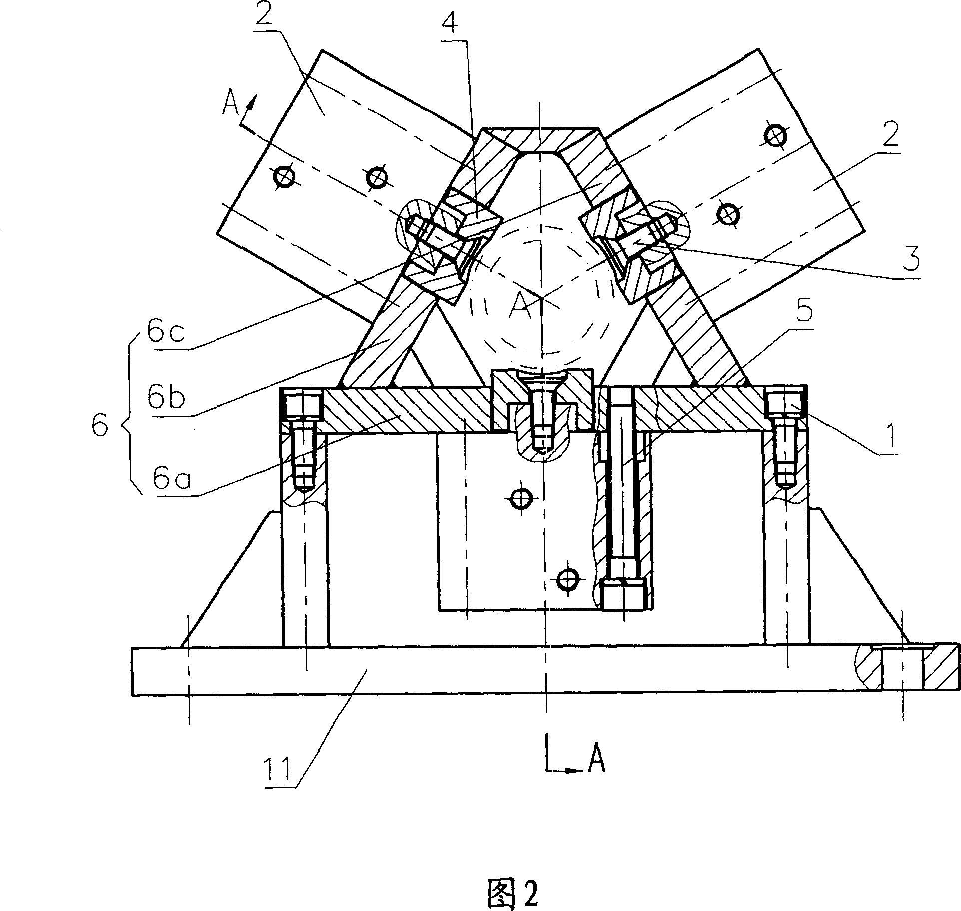 Hydraulic gripper for gas extraction, drainage and discharge driller