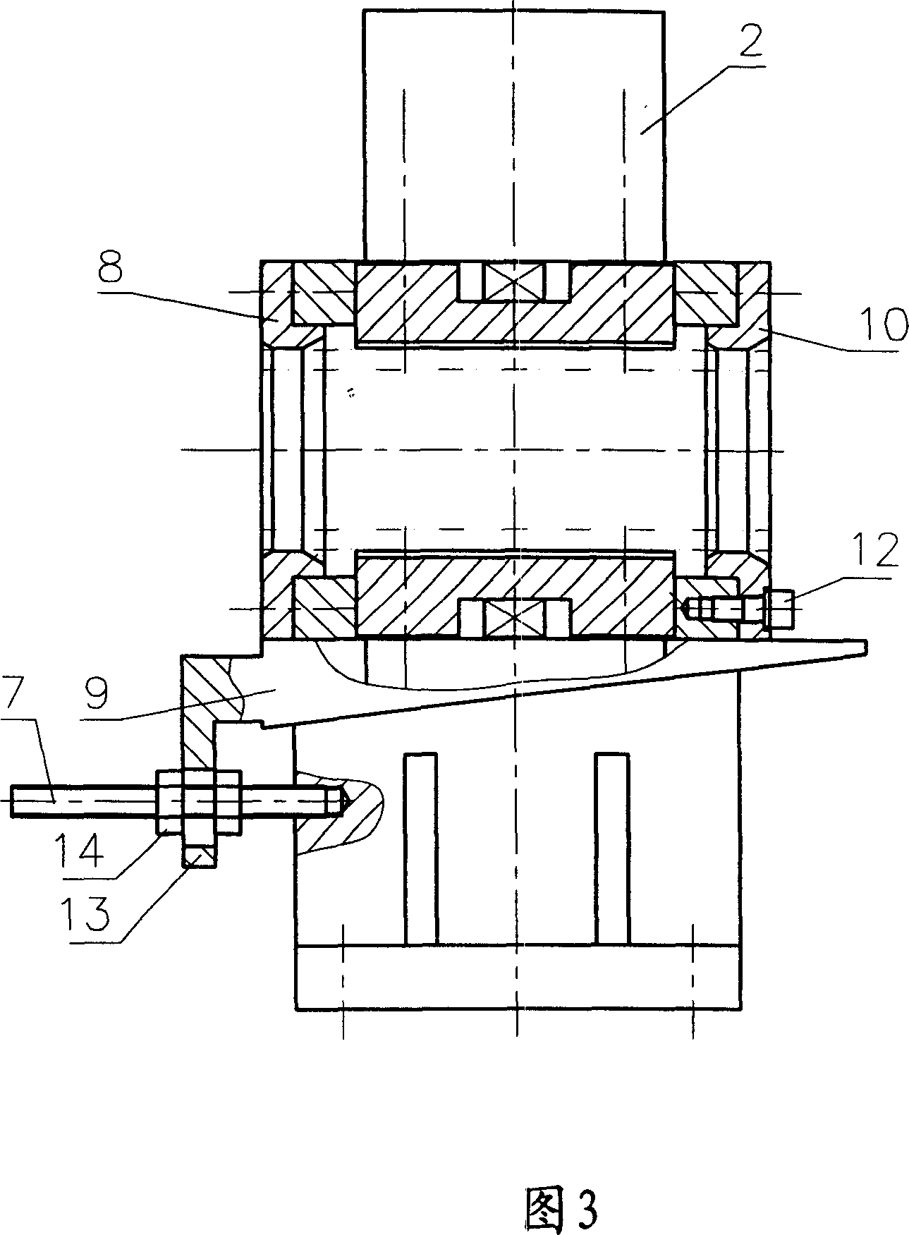 Hydraulic gripper for gas extraction, drainage and discharge driller