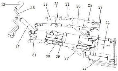 Lower limb movement rehabilitation apparatus