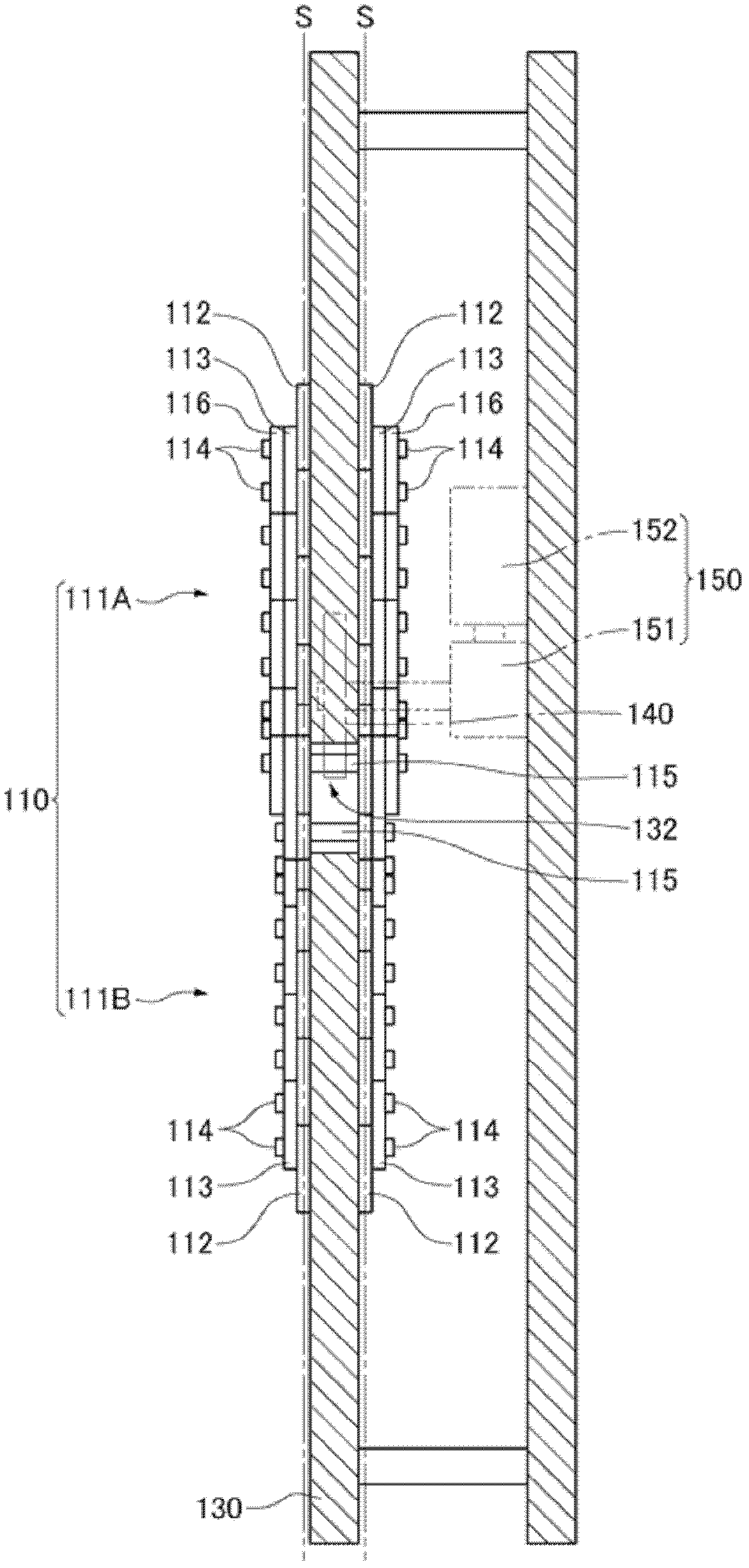 Lifting engagement chain unit