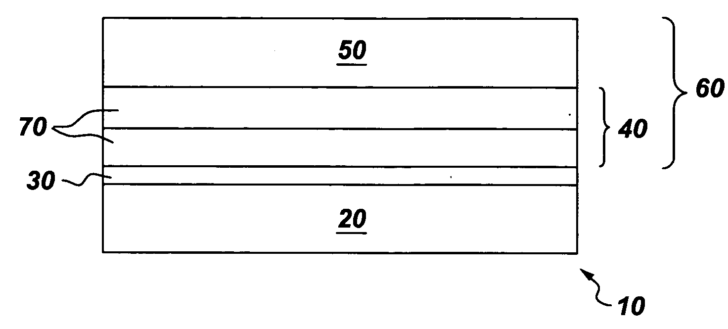 Article including environmental barrier coating system, and method for making