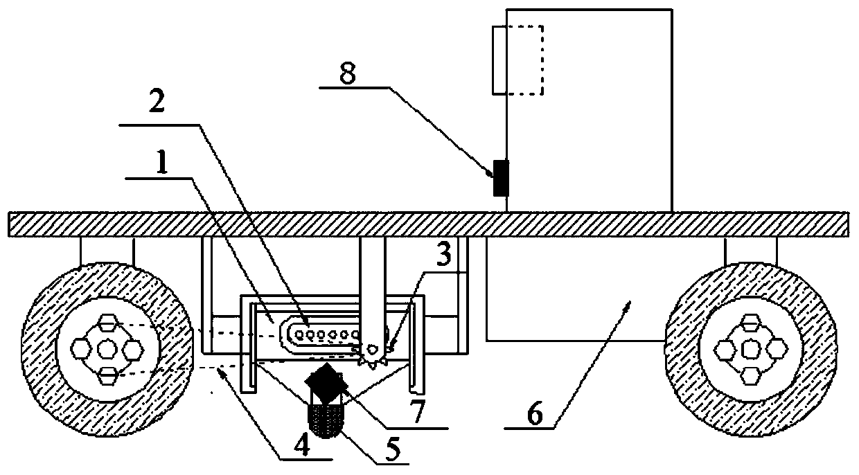 A mobile robot combined inertial navigation system and method