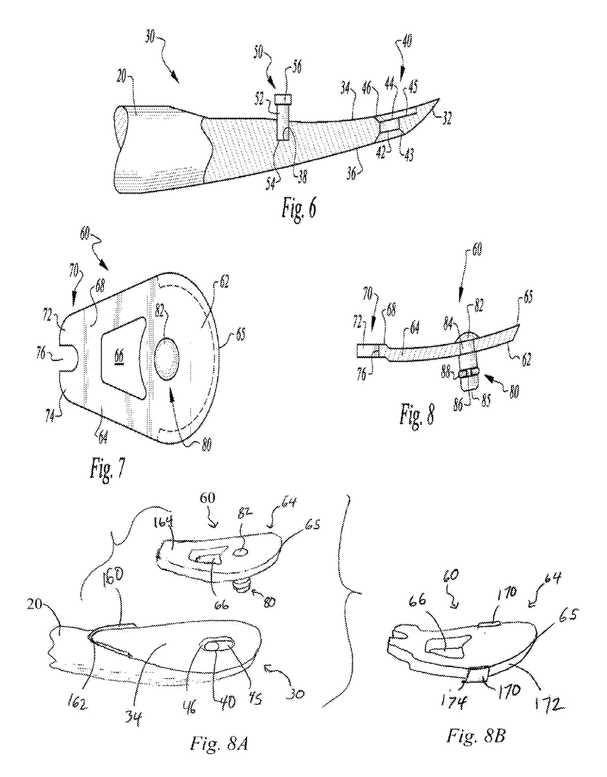 Surgical scraper with removeable blade and container therefor