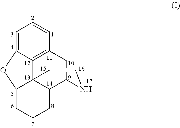 Methods of producing stabilized solid dosage pharmaceutical compositions containing morphinans