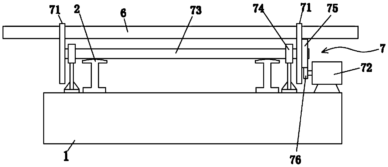 Truck axle production line